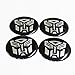 Autobot Transformers Autobot Wheel Center Decal Emblems Set of 4 Pcs
