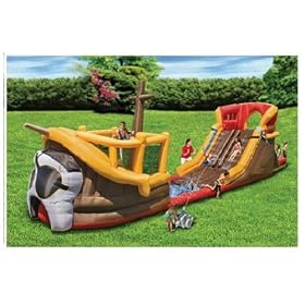 Pirate Ship Waterpark Slide