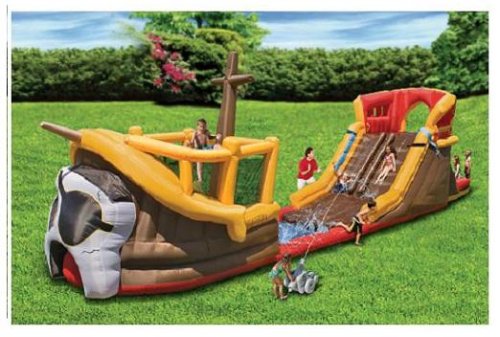 Pirate Ship Waterpark Slide