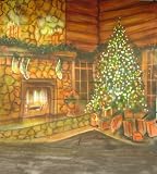 10x20 Urban Christmas 6 Scenic Muslin Background Backdrop FREE SHIPPING to lower 48 states