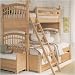 2nd Nature Twin Over Double Bunk Bed