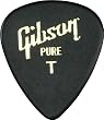 Gibson Standard Celluloid Guitar Picks - 1 Dozen, Black Heavy