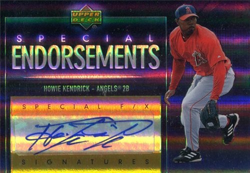 Howie Kendrick Autographed/Hand Signed 2006 UpperDeck SE-KE Baseball Card