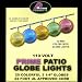 RV Awning String Lights Outdoor Patio Party Lights Globe Hanging Lights (Mulit-Color)