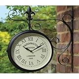 from OV GARDMAN 9 PADDINGTON STATION GARDEN CLOCK WITH BRACKET
