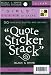 Black And White Clear Sticker Quote Stack 4.875X7 10 Sheets-Girls