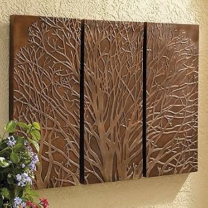 Tree Triptych Outdoor Wall Art - Frontgate