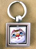 Henry Cats & Friends♪キーチェーン★ナラ★猫好きさん必見！ネコちゃんがクルクル回るの画像