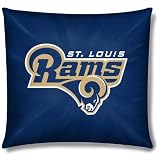 St Louis Rams 18 Inch Toss Pillow