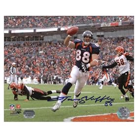 Tony Scheffler Denver Broncos Autographed 8x10 Photograph
