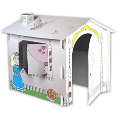 Kinderhaus Spielhaus zum Anmalen 104x88x88cm - Prinzessin