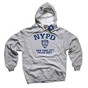 NYPD HOODIE, Officially Licensed New York Police Department Hooded Sweatshirt, Gray