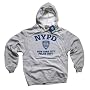 NYPD HOODIE, Officially Licensed New York Police Department Hooded Sweatshirt, Gray