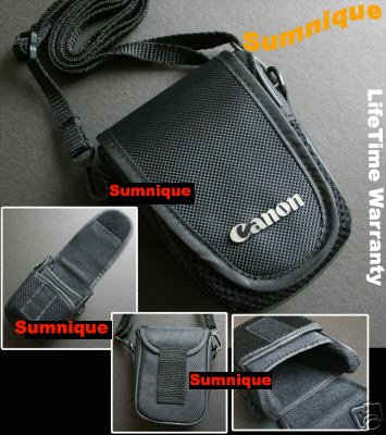 Camera Case For Canon IXUS 900 Ti/A710 IS/A95/A85/A75/AS710 IS/A560/A550/A460 (Black)