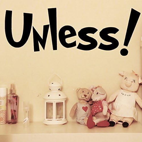 By Decorainbow-"UNLESS!" Dr.seuss Home Decoration wall window computer car bumper decal sticker A04