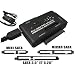 KALEA-INFORMATIQUE � - Convertisseur MULTI SATA / MINISATA / MICROSATA Vers USB 2.0 - Pour SATA 1.8" (MICRO ou MINI SATA), 2.5" (MINI SATA ou SATA) et 3.5/5.25" (SATA)