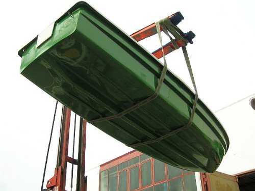 ANKA Ruderboot 4,20m x 1,40m Grün/Grau