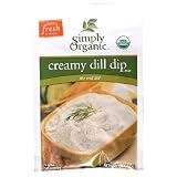 Simply Organic Dip Mix, Creamy Dill, .7-Ounce Packets (Pack of 24)