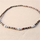 Urban Boundaries - Urban Boundaries Stretch Necklace - Native Brown (One Piece Construction)