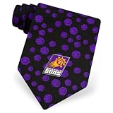 Men's Phoenix Suns Conservative Silk Tie by NBA in Black