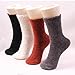 12 Pairs Assorted Super Soft Warm Microfiber Cozy Home Socks- Assorted Colors, 9-11