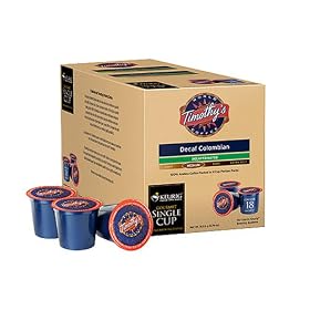 Timothy's K-Cup Single-Serving Coffee 108-ct.- Columbian Decaf