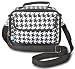 Room It Up Houndstooth Crossbody Lunch Tote