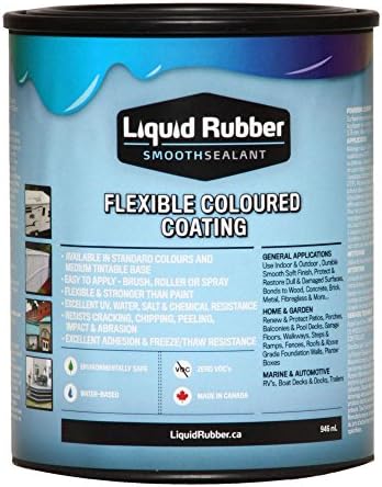Liquid Rubber Smooth Sealant - 1 Quart Can Tintable