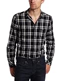 7 For All Mankind Men's 3 Pocket Plaid Shirt