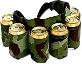 Redneck 6 Pack Camo Beer Can & Soda Belt, Waist Bag Holster