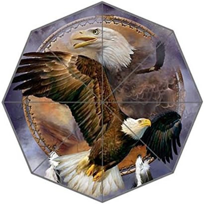 Design Eagle Dreamcatcher Custom Auto Foldable Umbrella Daily Use Travel Use Custom Umbrella Nice Gift for Someone