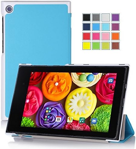 VSTN ® Asus Memo Pad 7 ME572C / ME572CL ultra-thin Smart Cover Case with Auto Sleep / wake fuction , Only fit Asus Memo Pad 7 ME572C / ME572CL [Life Time Warranty] (Blue)