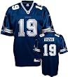 Miles Austin Jersey: Reebok Navy #19 Dallas Cowboys Replica Jersey - Large