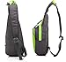 Shoulder Backpack, Sunhiker C821 Casual Cross Body Bag Outdoor Sling Bag Chest Pack with Adjustable Shoulder Strap for Cycling Hiking Camping Travel and Men Women (C821/Hot Pink)