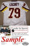 Jim Lachey Autographed Jersey - Washington Redskins - Ohio State Buckeyes