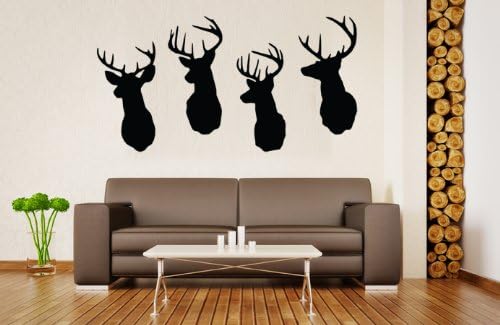 Molding Mates Deer Mounts Wall Decals Stickers