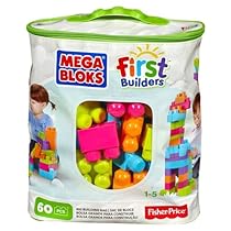 Mega Bloks Big Building Bag 60-Piece (Trendy)
