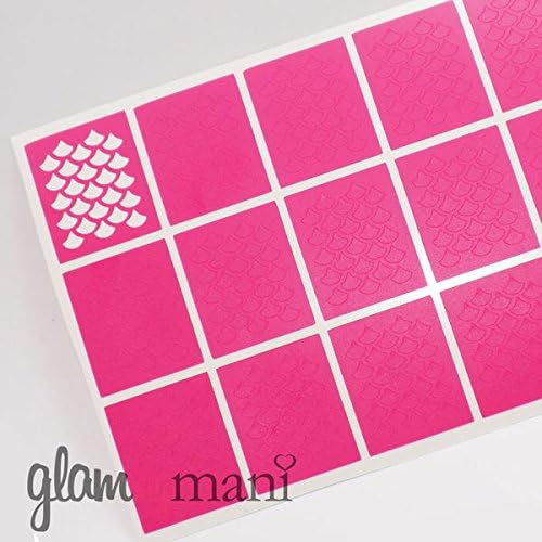 Fish Scale Nail Vinyls by Glam My Mani - Set of 18