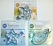 Wilton 9 Cookie Cutter Fondant Cut-outs Stars Flowers & Leaves (Leafs)