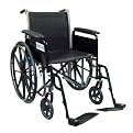 Drive Medical Silver Sport (2) 18'' Wheelchair - Black