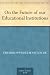 Books : On the Future of our Educational Institutions