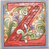 Jim Shore Monogram Red Alphabet Letter Display 