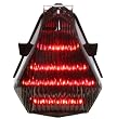 2006-2007 Yamaha YZF R6 Integrated Sequential LED Tail Lights Smoked