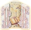 100 Confirmation Invitations, in English (Made in Italy) - 3.5" x 5.5"