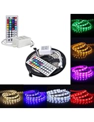 Musical Instruments: 5M 16.4Ft RGB 5050SMD 300LED Waterproof Flexible LED Light Strip lamp + 44Key IR Remote - XKTTSUEERCRR