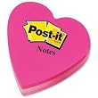 Post-it Heart Shaped Notes Pad of 225 Sheets Pink Tones Ref 2007H