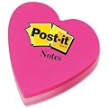 Post-it Heart Shaped Notes Pad of 225 Sheets Pink Tones Ref 2007H