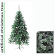 HXT 9003 150 cm ca. 369 Spitzen k�nstlicher Weihnachtsbaum inklusive Metallst�nder, Minutenschneller Aufbau durch Klappsystem, schwer entflammbar
