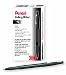 Pentel Rolling Writer Stick Roller Ball Pen, Medium Point, 0.40 mm Black Barrel/Ink  12-Count (R100-A)
