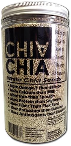 Pure White Chia Seed - 28 Oz Canister